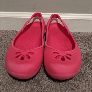 Crocs Women's Ballet Sling Back Pink, Size 10